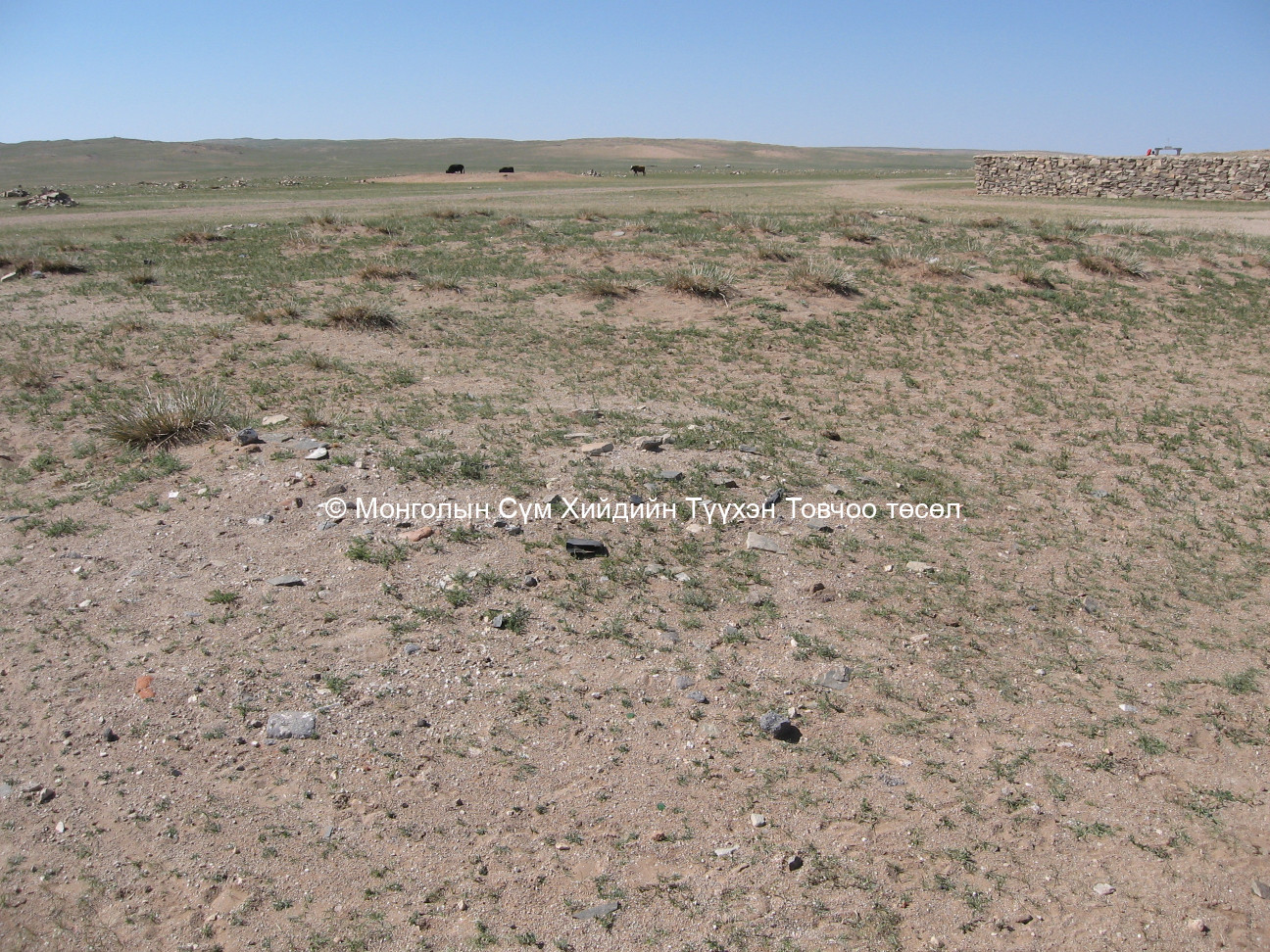 Эрх гүний хүрээний Чойр дацангийн туурь/3-н талаас